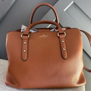 Kate Spade Tan Leather Satchel